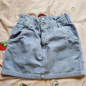 Pacsun lavender corduroy mini skirt